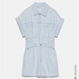 ZARA Denim Jumpsuit TRF